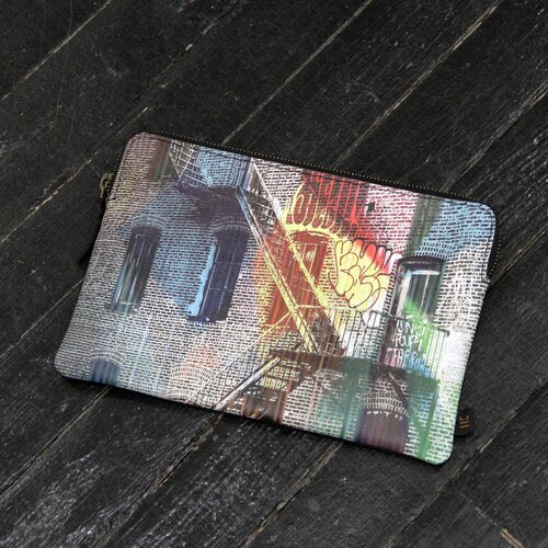 Leather Pouch - Fire Escape