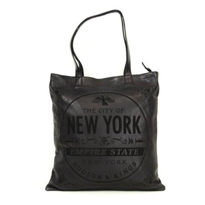 New York Tote Bag - Indigo