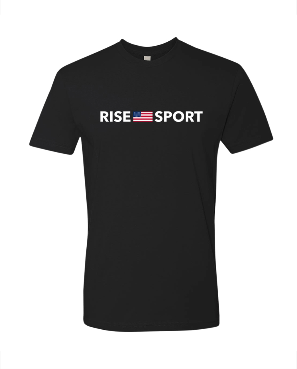 Rise Sport USA T-shirt Tee Black